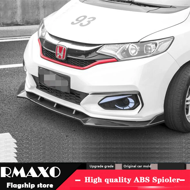 Спойлер для Honda FIT JAZZ Body kit 2018-2019 задний спойлер ABS диффузор переднего бампера