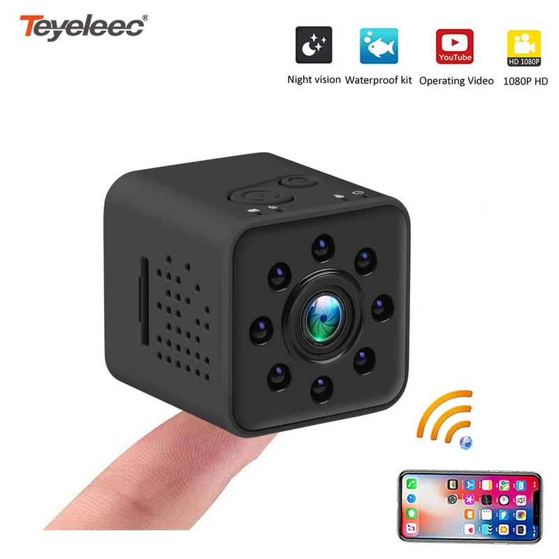 Мини-камера Teyeleec FULL HD 1080P Wi-Fi камера SQ13 SQ23 SQ11 SQ12 с ночным видением