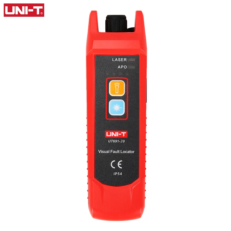 UNI-T UT691 Visual Fault Locator 10nW Optical Fiber Test Pen 2.5mm SC/FC/ST Interface Red Light Source Tester Optic Cable Test