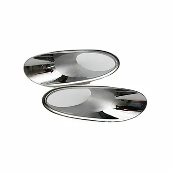 

Lamp Car Fog Light Cover Shell Shade Bright chrome 1 set ABS High quality