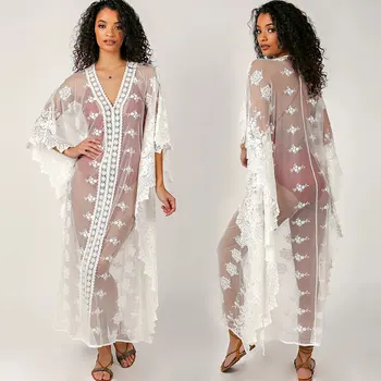 

Sexy Beachwear Cover Up Bikini Women Lace Swimsuit Cover-up Bathing Suit Beach Wear Swimwear Beach Dress Tunic
