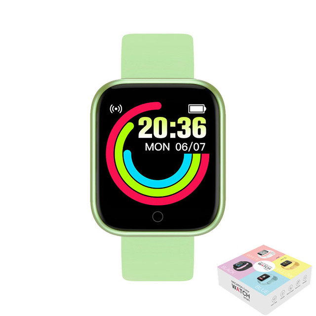 Y68 Smart Watch 8 Color 1.44 inch Screen Men Women Smartwatch Fashion Sports Smart band Fitpro Version Factory Wholesale