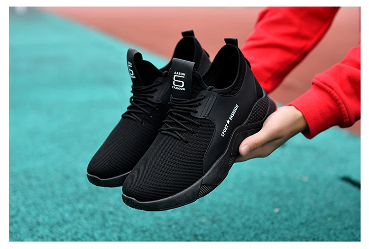 Противоскользящие кроссовки для бега удобная и удобная обувь для отдыха тканые шнурки легкая обувь