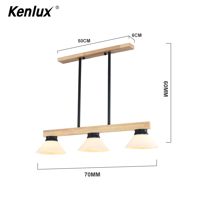 Современные светодиодсветодиодный подвесные светильники Kenlux с металлическим