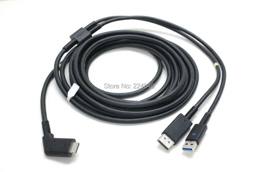 Оригинальный 5 метровая гарнитура Кабель одна точка два DP USB3.0 дисплей линия для