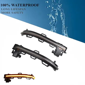 

2PCS LED Side Wing Rearview Mirror Dynamic Indicator Blinker Turn Signal Light For BMW X3 X4 X5 X6 F25 LCI F26 F15 F16