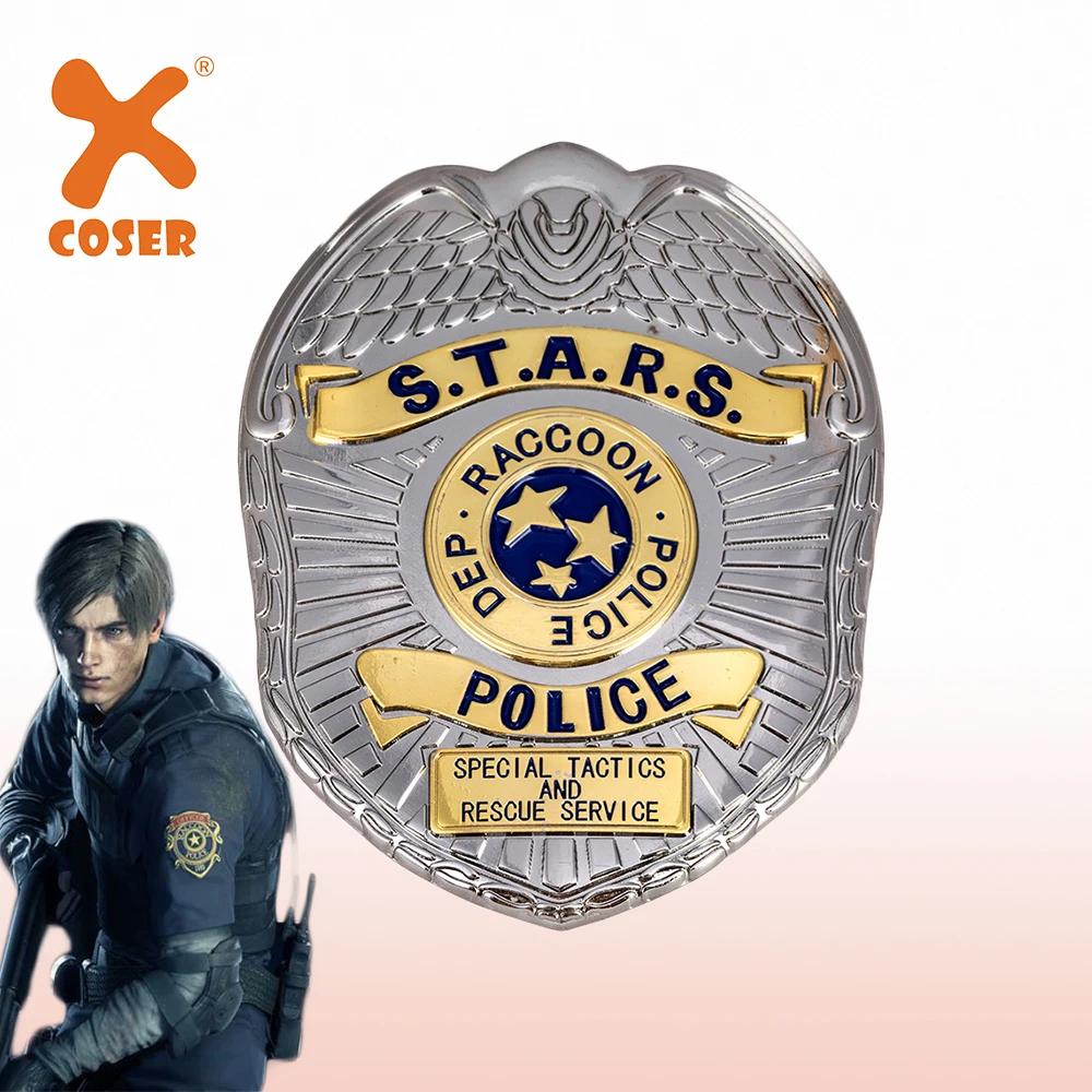 Xcoser Примечание значок на булавке аксессуар для косплея S.T.A.R.S щит реквизит