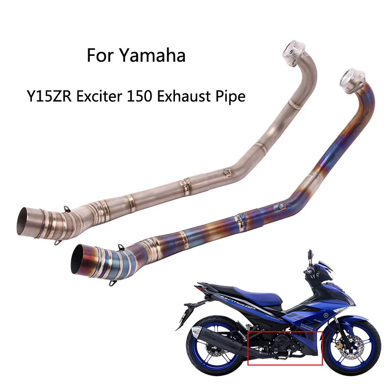 Выхлопная труба 51 мм для мотоцикла Yamaha Y15ZR Exciter 150 выхлопная из титанового сплава
