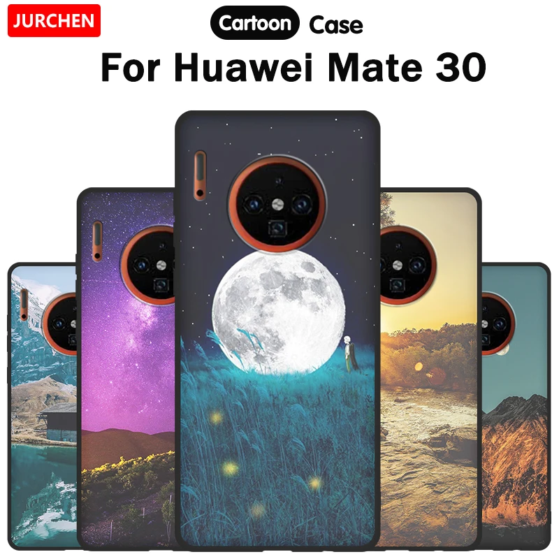 URCHEN чехол для телефона Huawei Mate 30 оригинальный мультяшный мягкий силиконовый милый