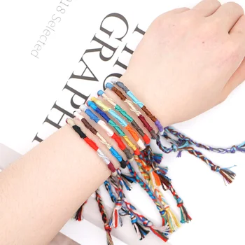 

GO2BOHO Summer Bracelet Jewelry Bohemian Bracelets For Women Tibetan Pulseras Mujer Colorful Femme Handmade Braided Jewellery