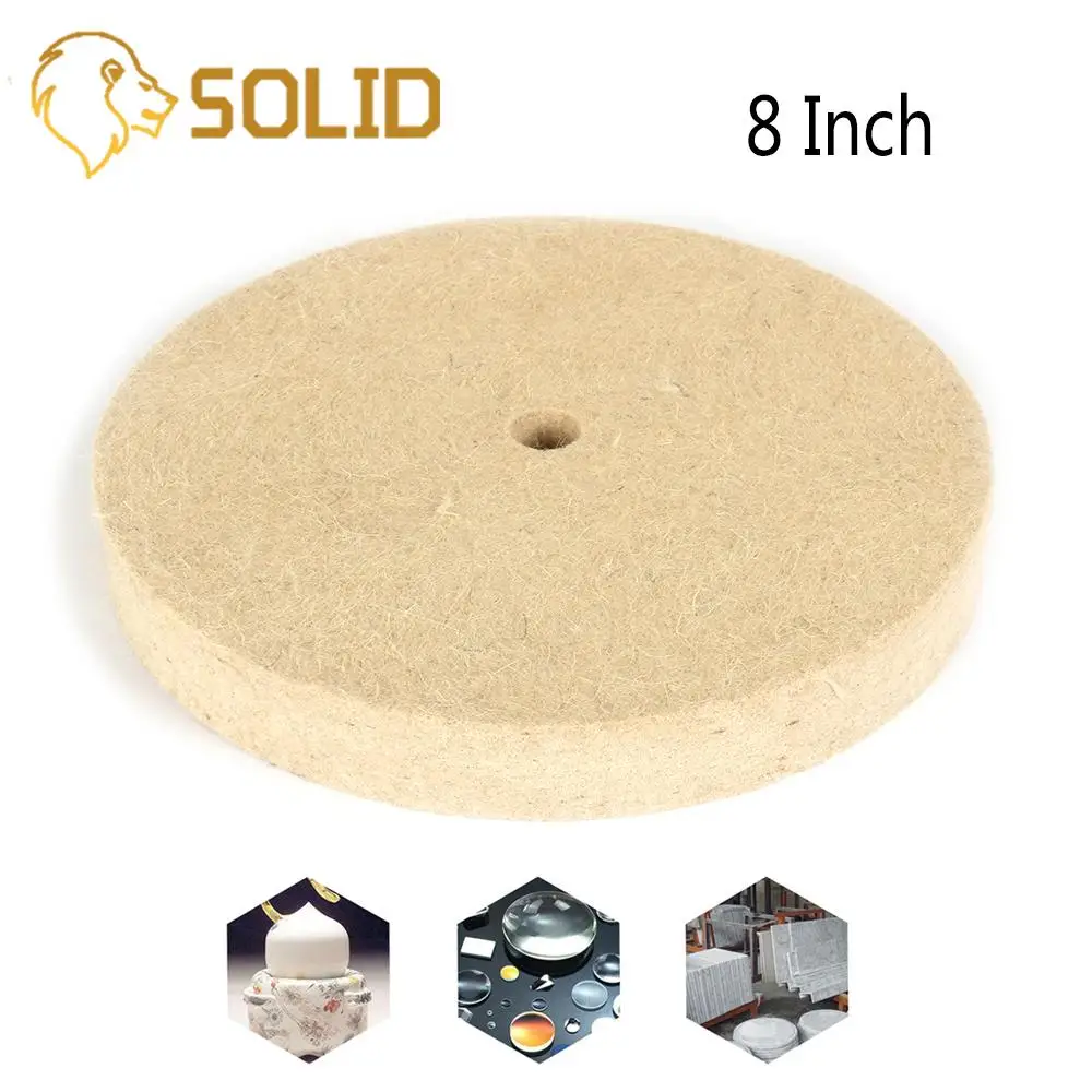 

Wool Felt Polisher Disc Pad 200x16x25mm Buffing Pad Grinding Disc Abrasive Tools