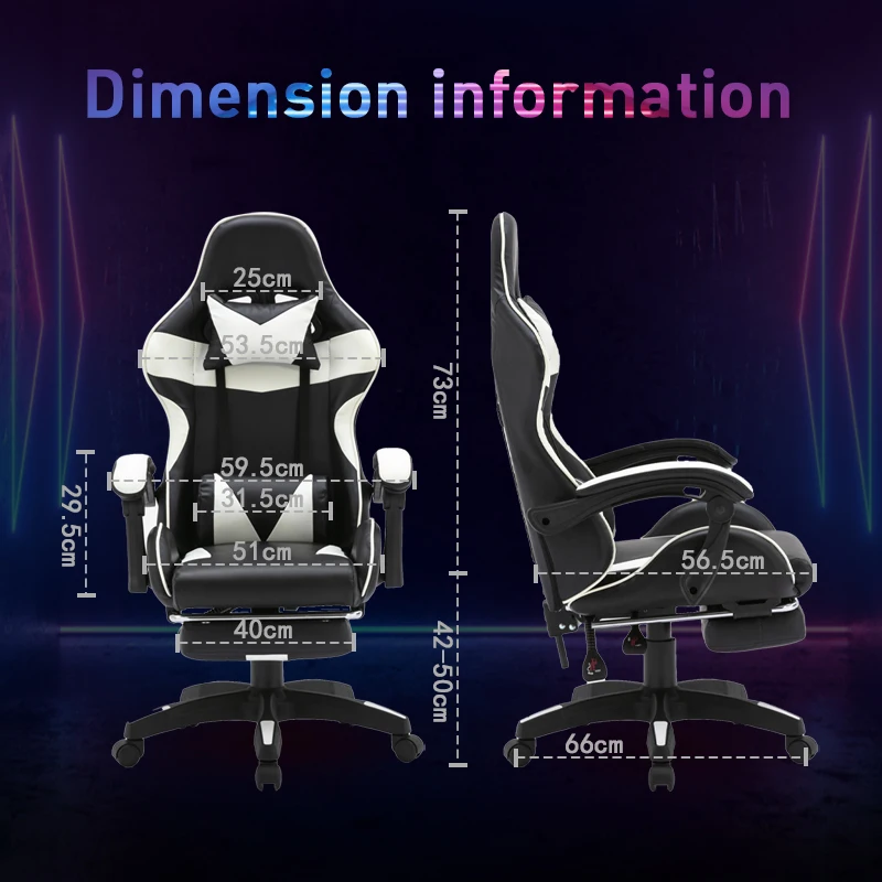 WCG Gaming Chairs Computer Chair Lifting up Office Chair for Cafe Internet Lounge
