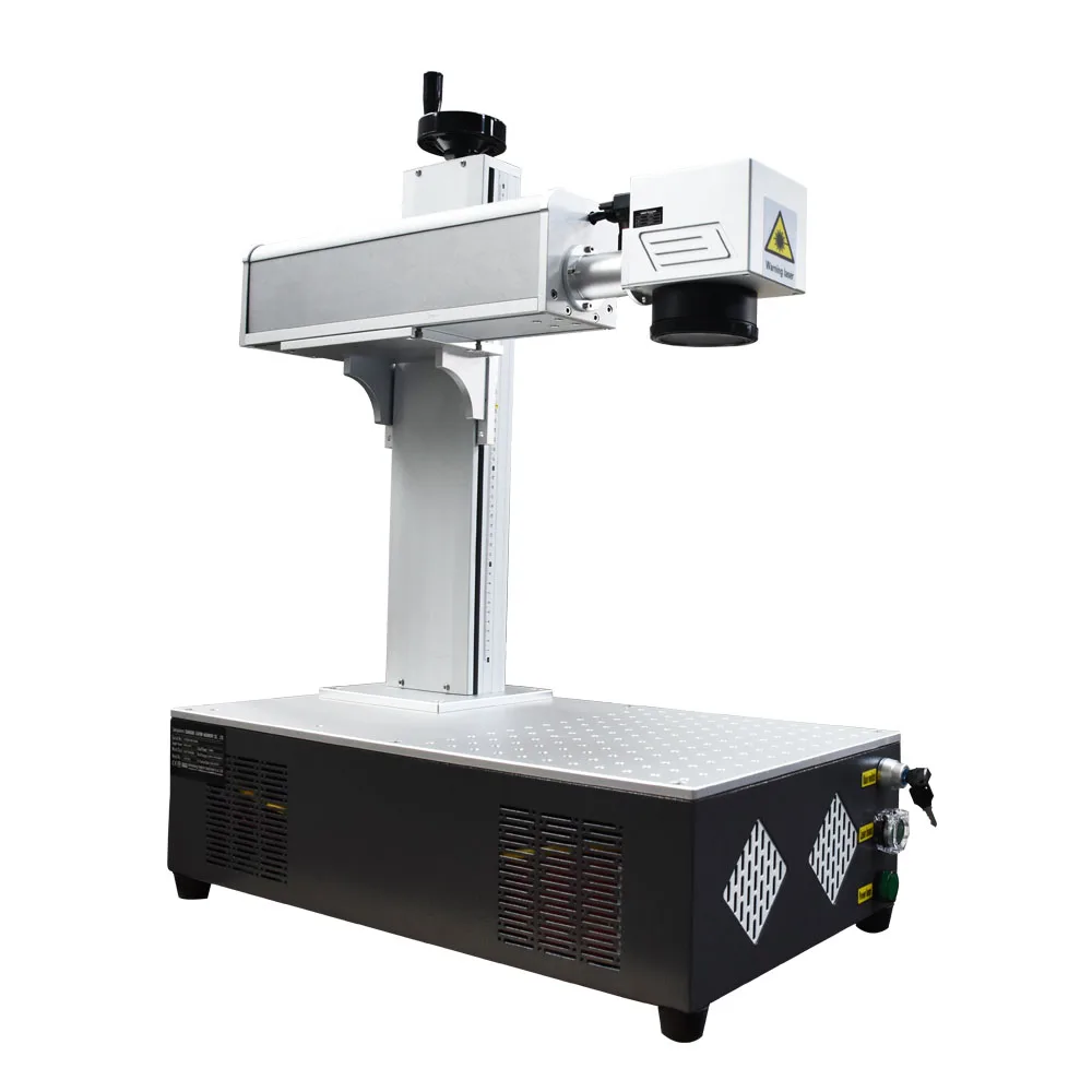 

Aluminum Silver Stainless Steel Black Marking Machine 20W 30W 60W 100W 120W Fiber Laser Marker With Xy Table