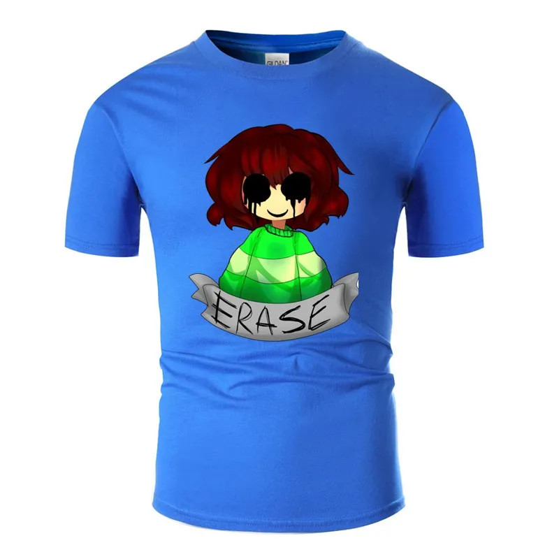 Персональная Мода Chara Undertale стереть футболка для мужчин юмористический милый белый досуг мальчик девочка футболки Camisetas