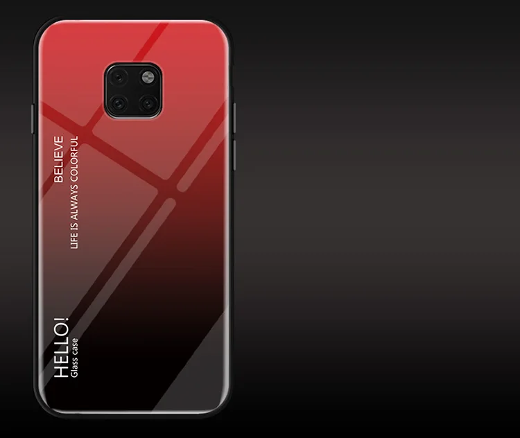 Постепенная замена стеклянный чехол для телефона huawei mate 20 Pro Lite SNE-LX1 полная защита бампер для huawei mate 20X5G чехол для телефона