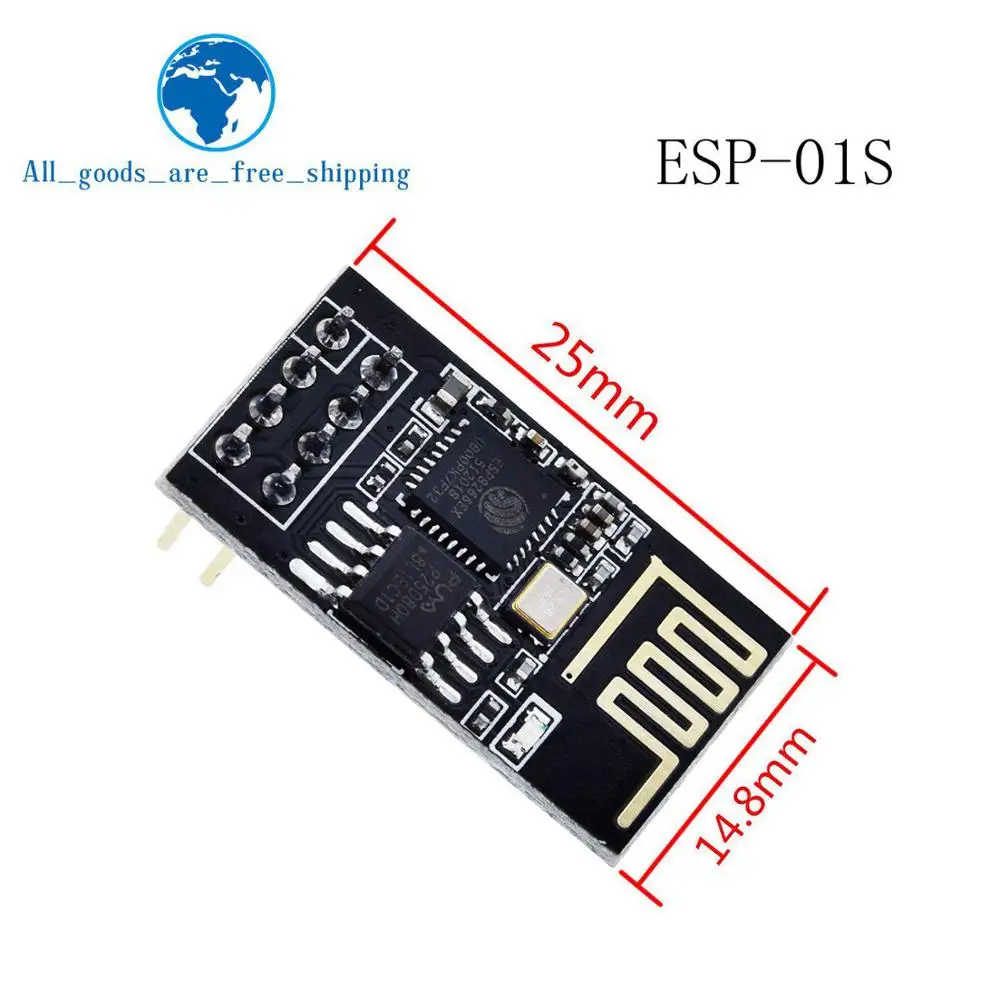 ESP01 программатор адаптер UART GPIO0 ESP-01 адаптер ESP8266 CH340G USB к ESP8266 Серийный беспроводной Wifi разработчик плата модуль - Цвет: ESP-01S