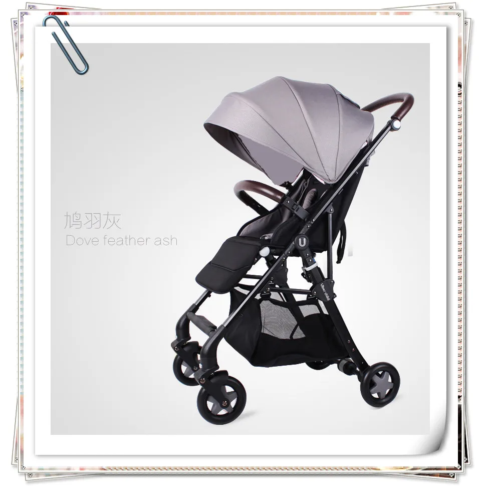 Складная детская коляска 2 в 1 может лежать на самолете Система путешествий детская коляска для новорожденных