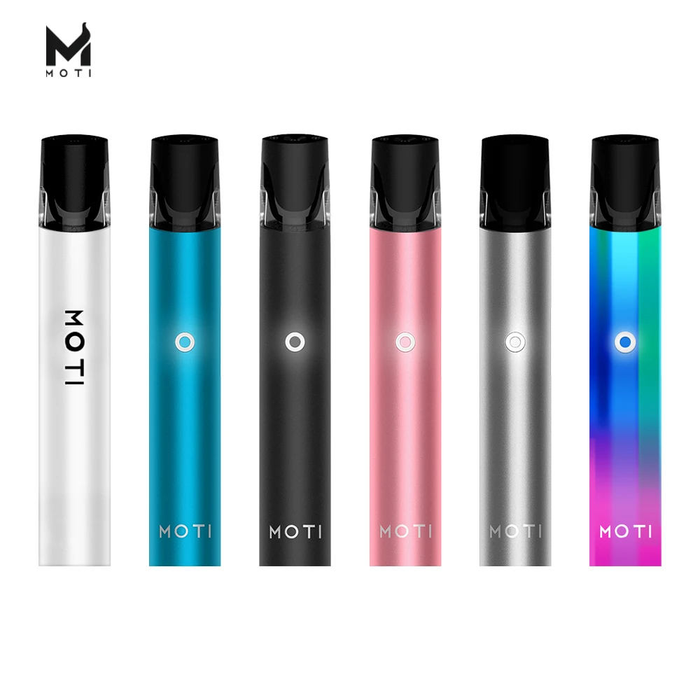 Оригинальный Моти многоразового Pod Vape комплект с 500 мАч встроенный Батарея 1 8 мл