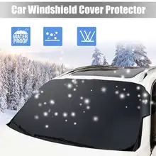245x145 см автомобильный зимний чехол, Магнитный чехол для лобового стекла автомобиля, солнцезащитный козырек для лобового стекла, защита от снега, защита от солнца, водонепроницаемые защитные чехлы