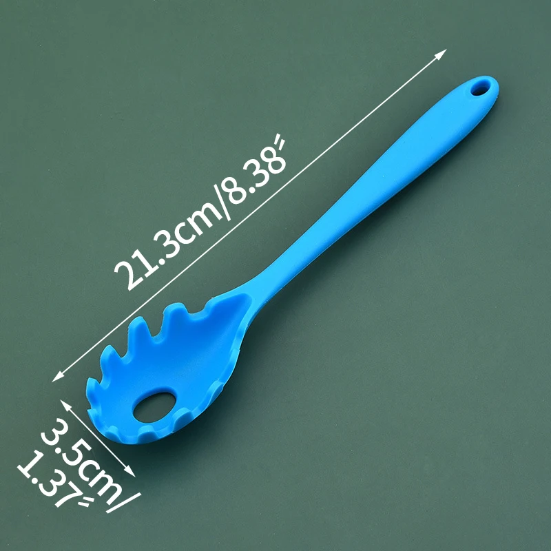 Long Handle Silicone Noodles Scoop Home Sipplies Cooking Tools Gadgets Leaky Spoon Spaghetti Tools Kitchen Accessories