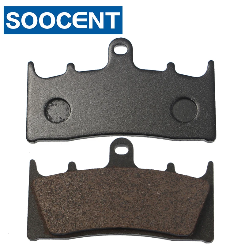 2 пары передних тормозных колодок для мотоцикла SUZUKI/ KAWASAKI ZX 6R 7R 9R 12R ZZR 600 GPz 900R ZRX 1100