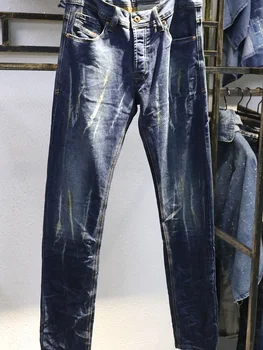 

Men high quality new diesel Designer Brand Jeans Stretch Slim Fit Pants For Men male denim jeans Designer Trousers D8