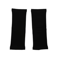 Пара зигзаг шаблон эластичный верхняя рука жиросжигатель формирователь черный для леди