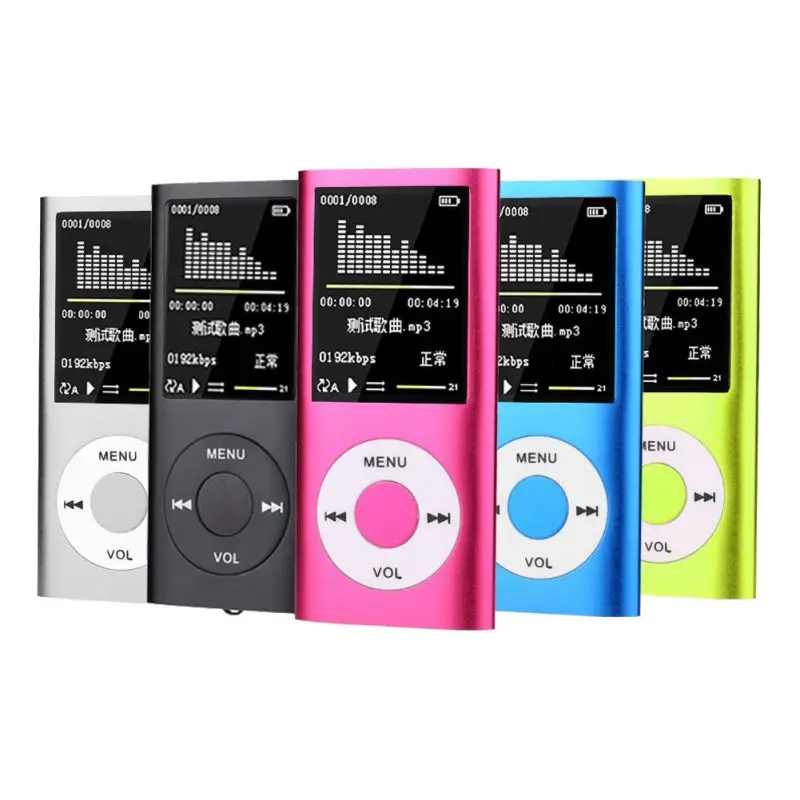 MP3 музыкальный плеер HIFI MP3-плеер цифровой ЖК-экран запись голоса магнитофон с fm-радио плеер кард-ридер