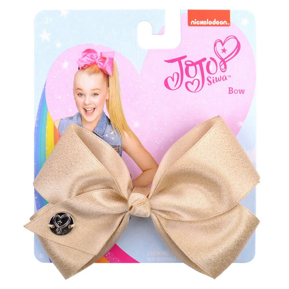 6-6 4,5 дюймов JoJo Луки Jojo Siwa Радуга Печатный узел лента бант для девочек ручной работы Изысканная заколка для волос Детские аксессуары для волос - Цвет: 6-6