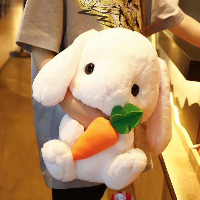 43/32 CM Stuffed Animal Plush Toys Cute Bunny Rabbit Toy Soft Plushies for Girls Pink Plush Doll Gifts for Kid Babies Animal
