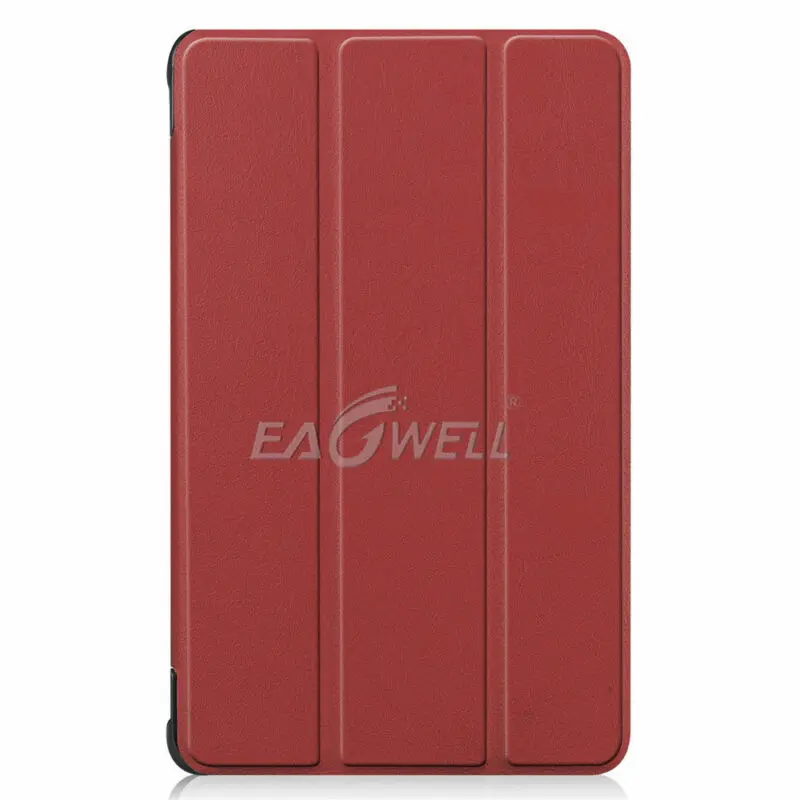 Чехол-книжка из искусственной кожи для samsung Galaxy Tab A 8,0 T387, трехкратный противоударный ультратонкий защитный чехол для планшета