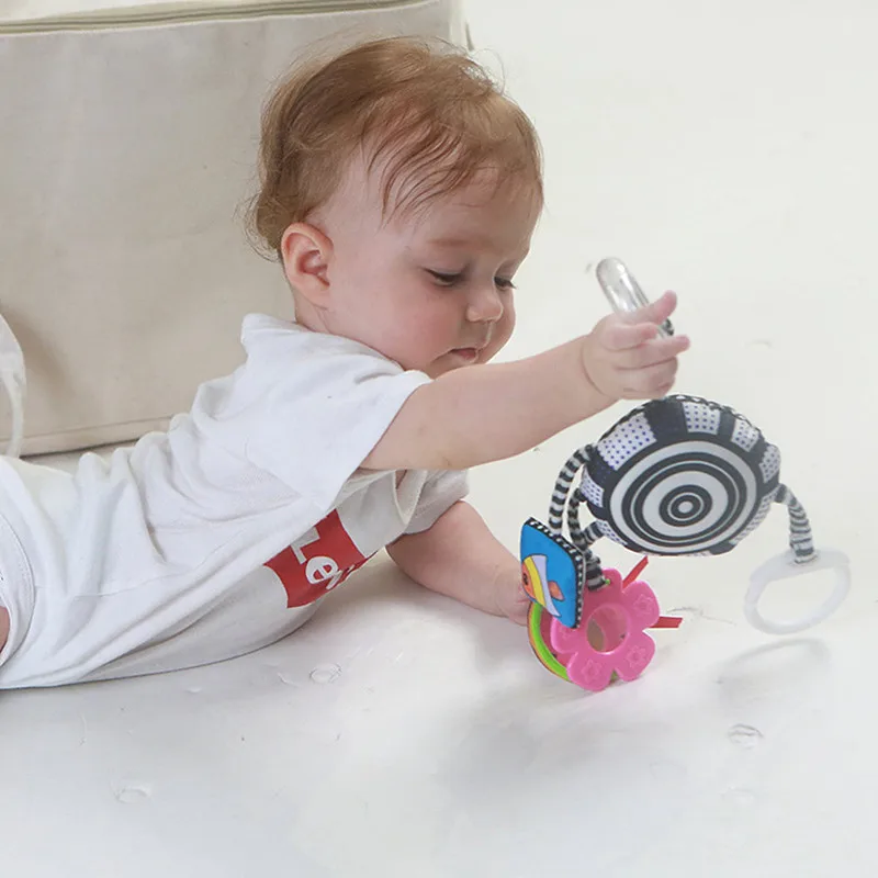 Новорожденный ребенок плюшевые мобили игрушки на кроватку коляска кровать подвесная Мягкая кукла с прорезывателем детские игрушки для 0-12 месяцев подарки для младенцев