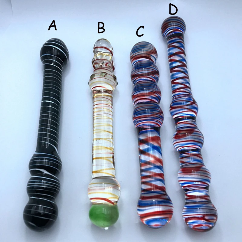 4 Style Choose Glass Anal Plug Double Dildo Beads Expander Prostate Massage Butt Sex Toys For Couples | Красота и здоровье