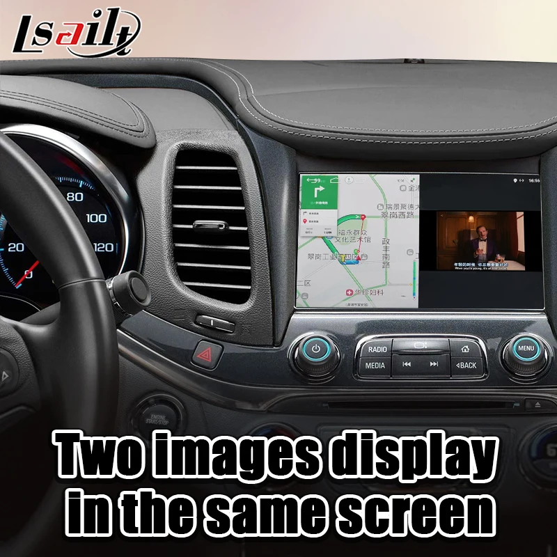 Мультимедийный видеоинтерфейс Lsailt CarPlay и Android для Chevrolet Impala 2014 2019 с gps навигацией