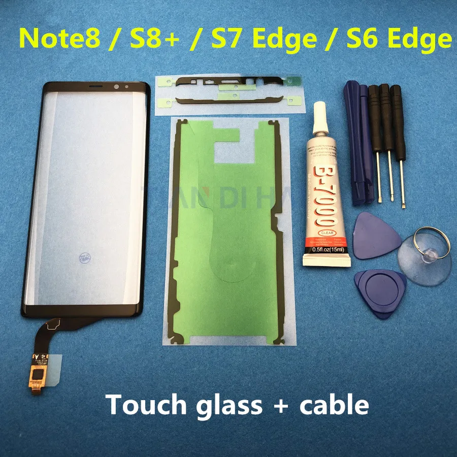 TP сенсорный экран для Samsung Galaxy Note 8 SM N950F S8 Plus s8 + S7 Edge S6 дигитайзер панель Стекло