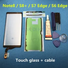 TP сенсорный экран для Samsung Galaxy Note 8 SM N950F S8 Plus s8 + S7 Edge S6 дигитайзер