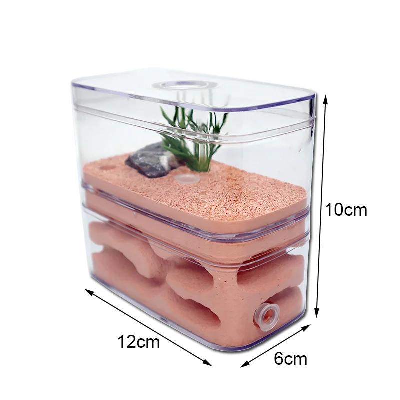 Plaster Ant Nest Insect Box Ant Farm Pet Anthill Castle Natural Ecological Insect House Ants Ecological Workshop 12*6*10cm