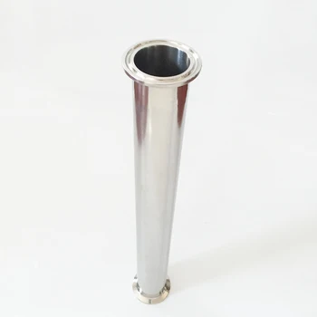 

19mm OD 304 Stainless Steel Pipe Sanitary Spool Tube Length 500mm For Homebrew Fit 1.5" Tri Clamp