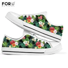 FORUDESIGNS/Hibiscus/Гавайский Цветочный Тропический узор Женская