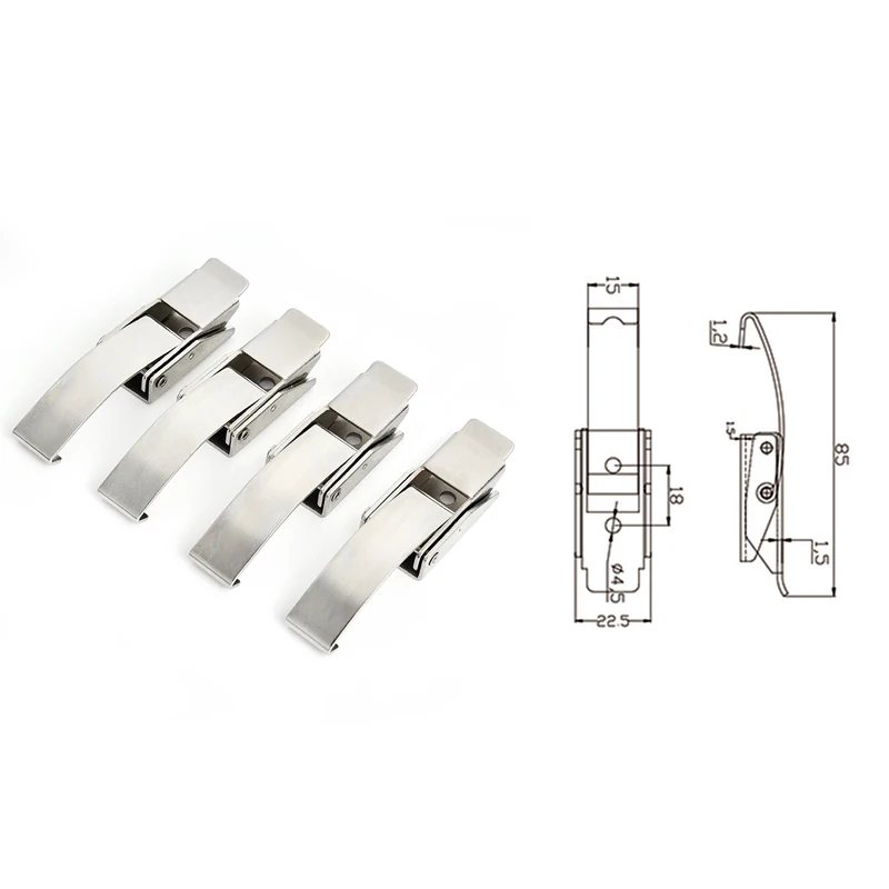 Stainless-Steel-Locks-Hasps-Box-Lock-Toolbox-Lock-Hasp-Latch-(J504)