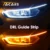 2x Ультратонкий DRL 30 45 60 см Дневной Ходовой Свет Гибкая Мягкая Трубка Направляющая Автомобильная Светодиодная Лента Белый Красный Сигнал Поворота Желтый Водонепроницаемый