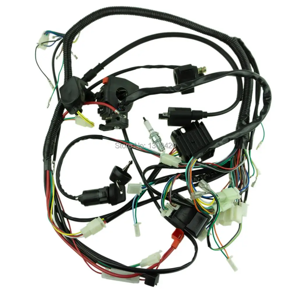 Новый Полный Жгут проводов катушка зажигания CDI для 150cc 200cc 250cc 300cc Lifan Zongshen ATV багги