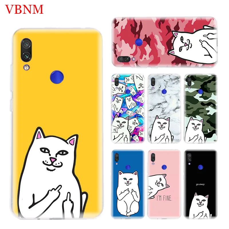 

Rip N Dip Cat Print Funny Cover Phone Case for Xiaomi Redmi Note 7 7S 6 5 S2 GO Y3 K20 Pro 4 4X 6A Mi 9 8 A2 Lite SE Coque Capa
