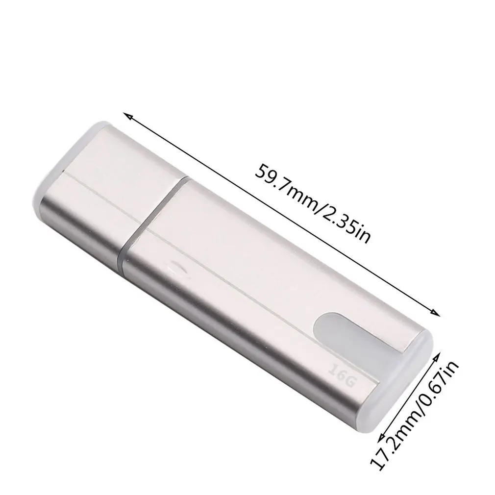 Флеш-накопитель металлический USB флэш-диск 16G 32G Cuboid USB флэш-диск с RGB Подсветкой