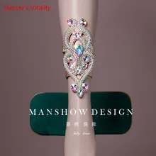 Аксессуары для танца живота новые дикие украшения для ног сверло с бусинами подвязка для ног кольцо высокого класса на заказ