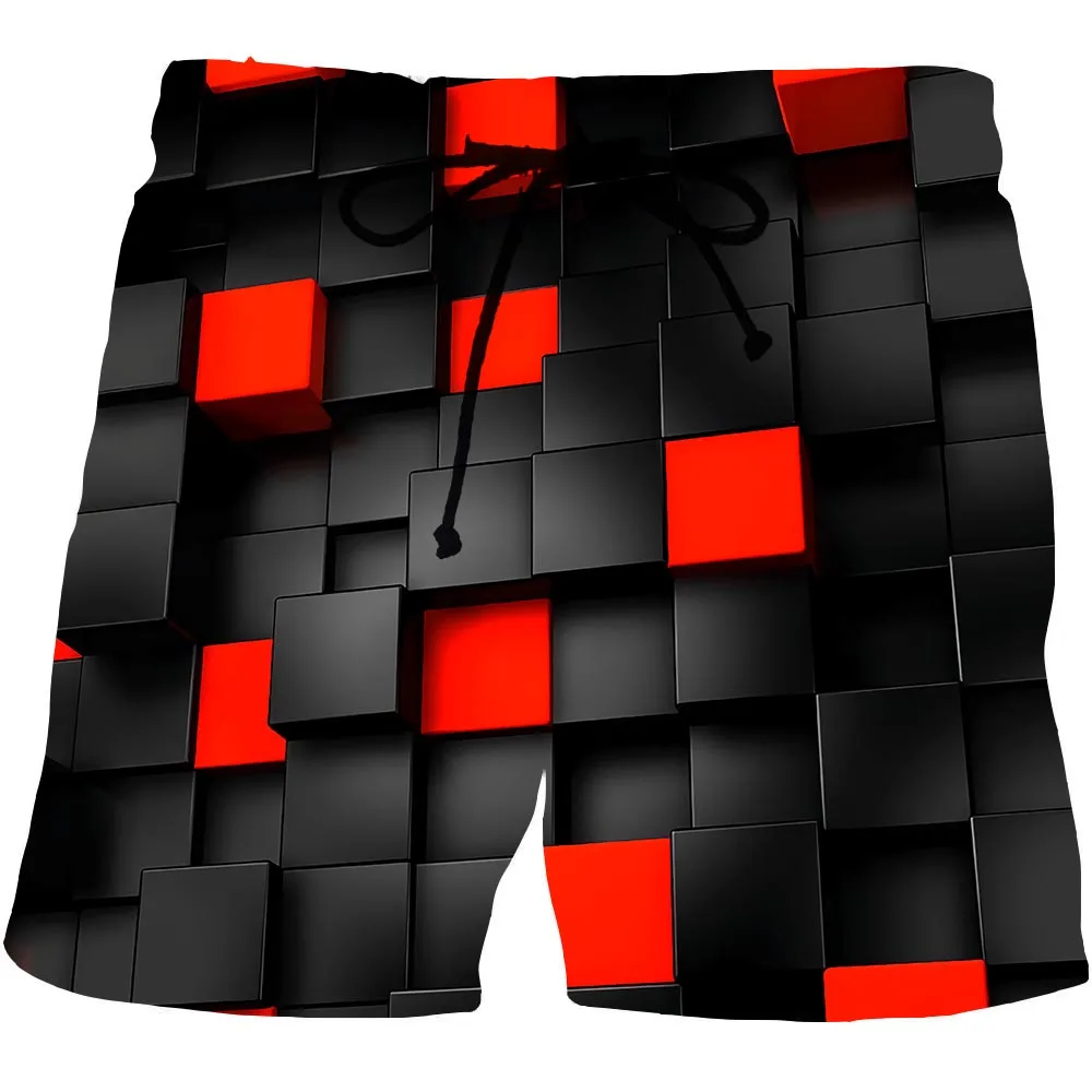 

Пляжные шорты с 3D рисунком космоса для мужчин и женщин