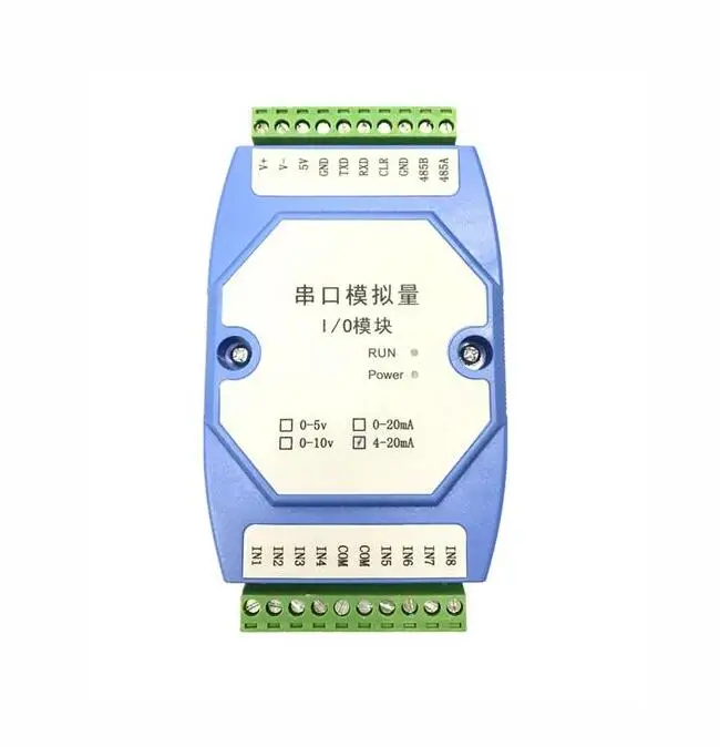 4-20mA to 485 0-10v 232 analog serial port 8 current and voltage input output | Инструменты