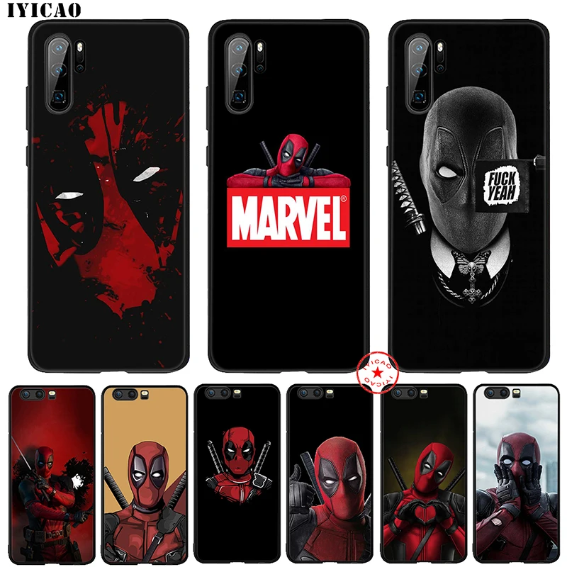 IYICAO Deadpool Dead pool Marvel Soft Case for Huawei P30 P20 P10 P9 P8 Lite Pro P Samrt Z Plus 2019 2018 2017 2016 2015 |