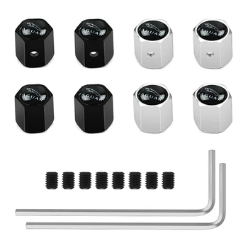 

Car Styling Aluminum Anti-theft Wheel Tires Tire Stem Air Cap Airtight Cover for Jaguar XF XE XFL XEL XJL XJ Car Tire Valve Cap