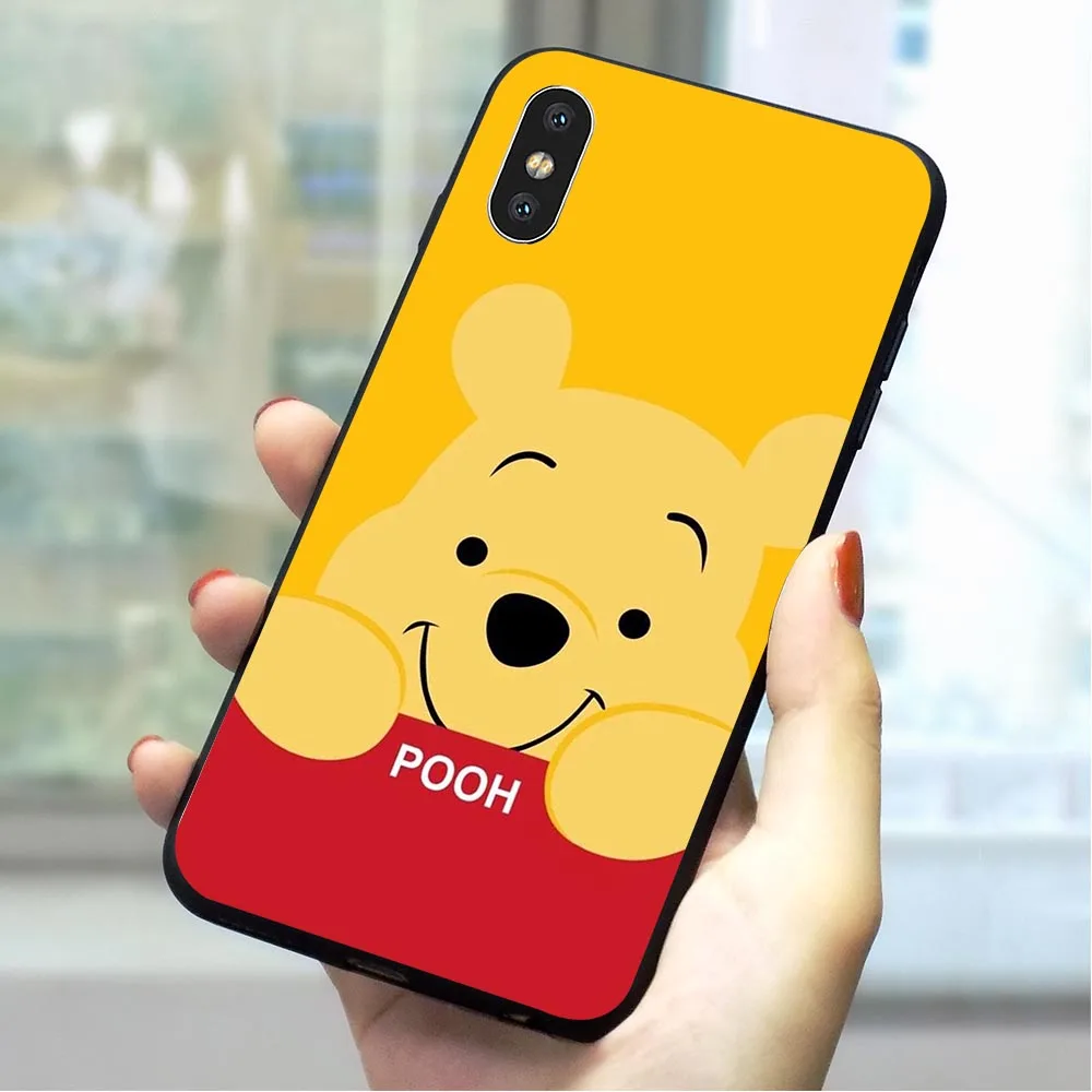 

Pooh Bear Disney Comics Soft TPU Case for iPhone XR Pattern Phone Cover for iPhone 5 5s se 6 6s plus 7 8 X Xs Max Covers Skin